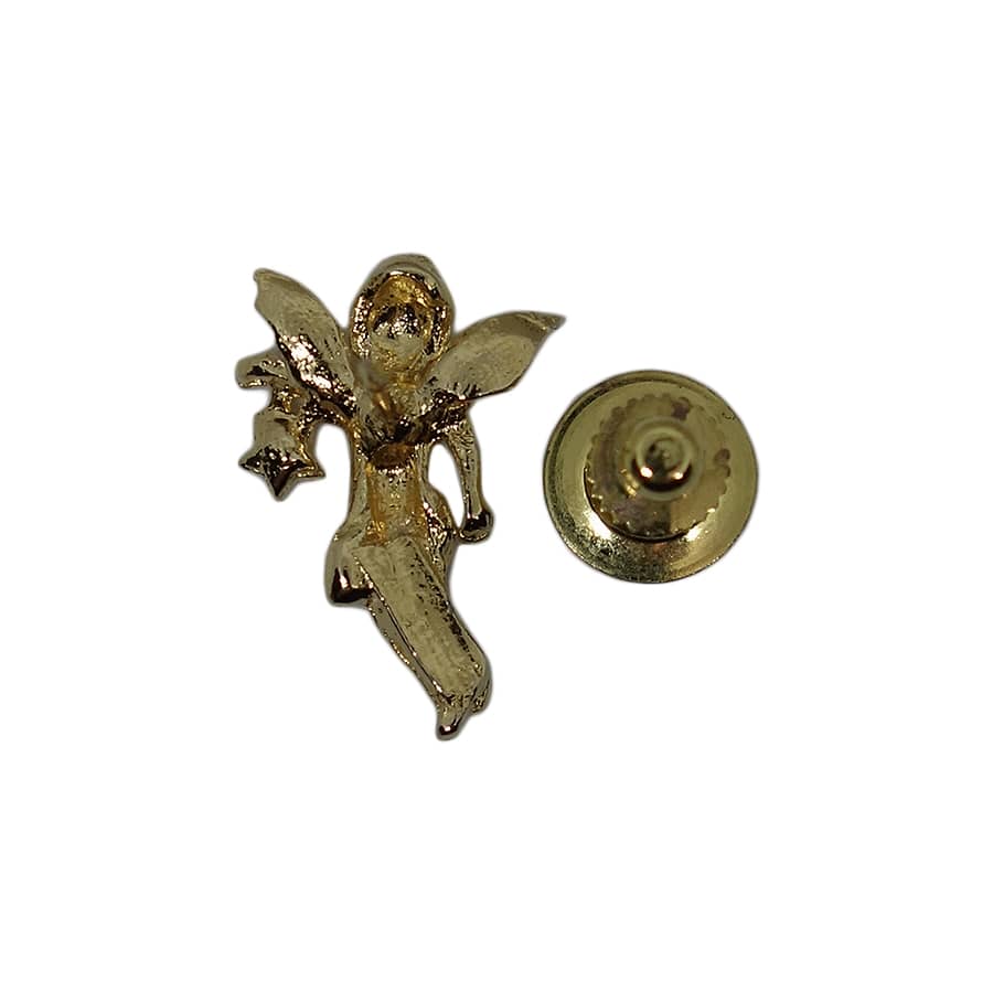 エンジェル ピンズ 天使 金色 留め具付き