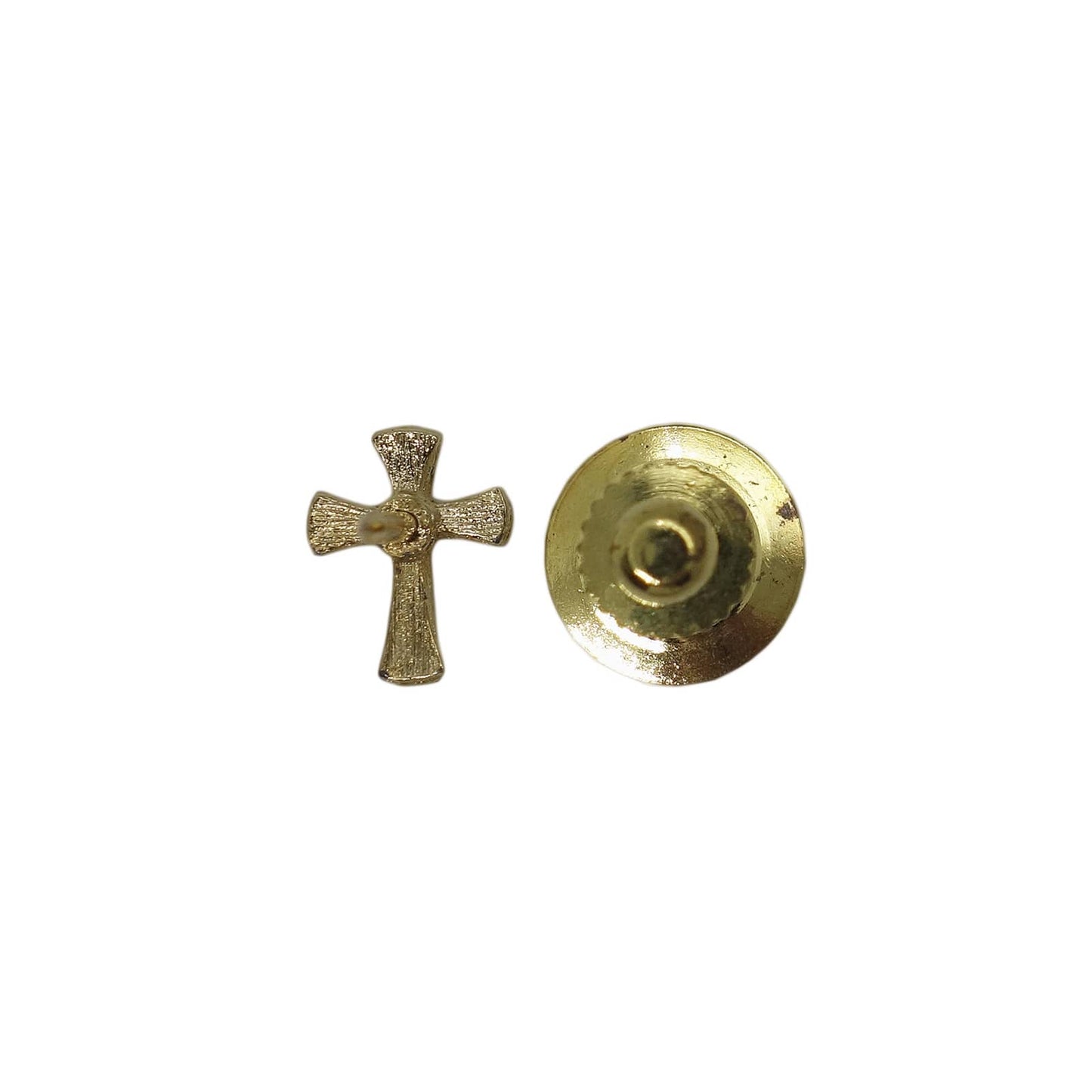 十字架 ピンズ 金色 クロス 小型