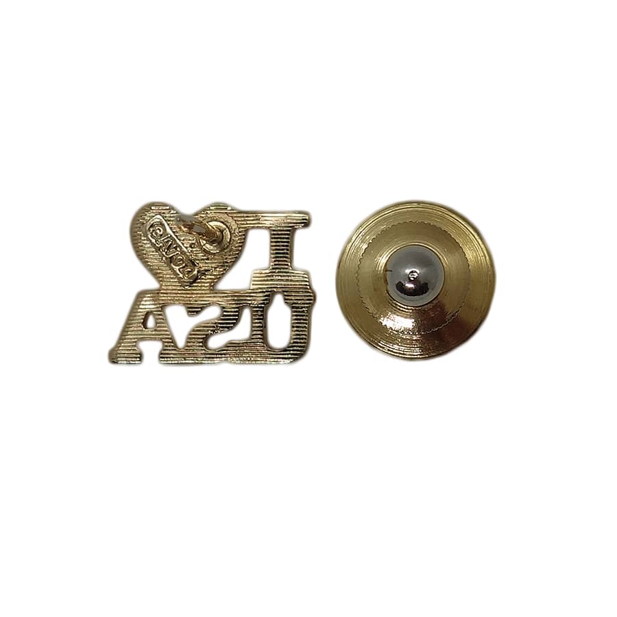 I Love USA ピンズ AVON エイボン 留め具付き