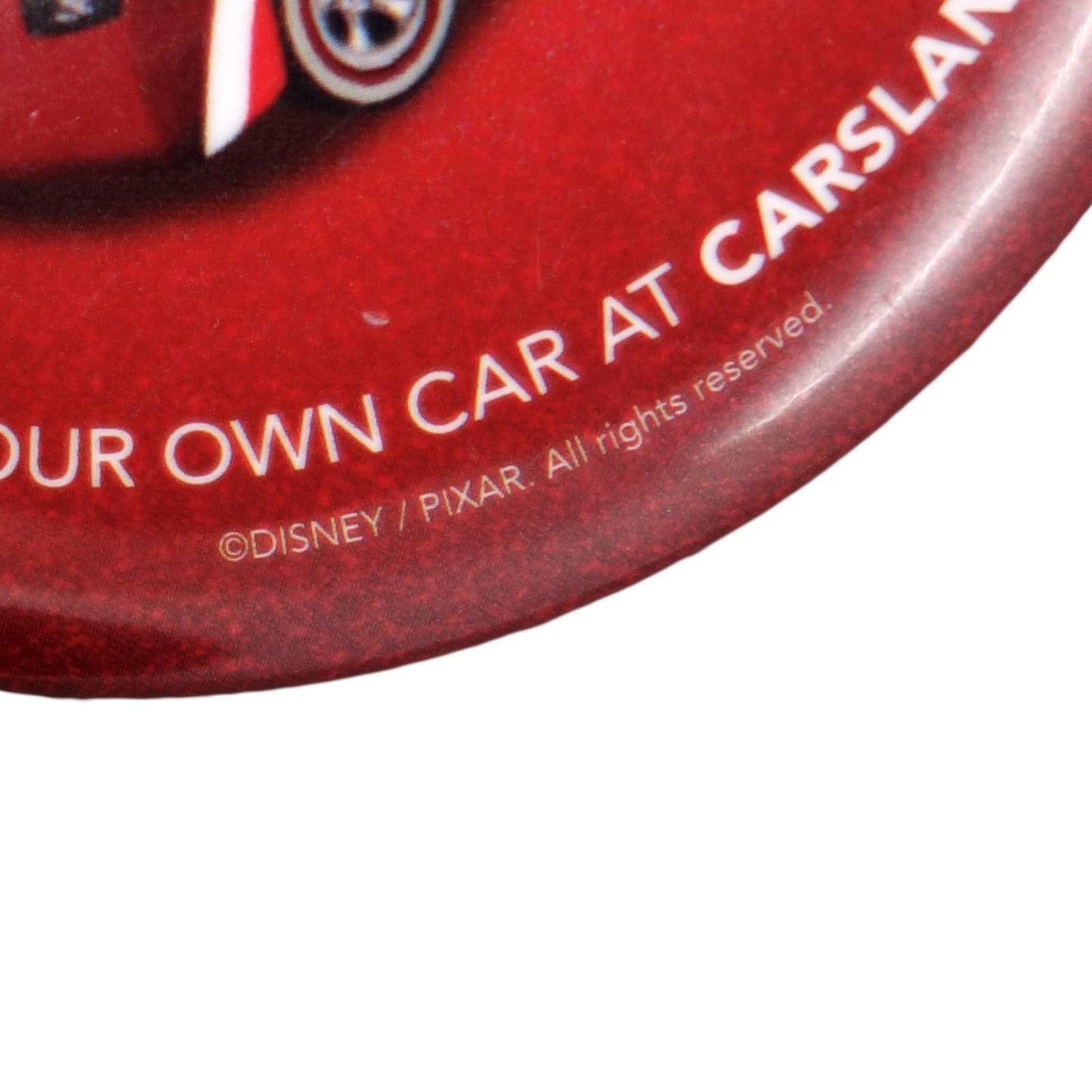 Disney ディズニー カーズランド 缶バッジ Speedy McMuffler