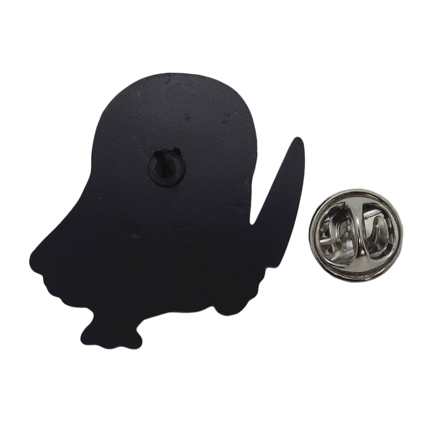 ナイフを掴んだフクロウ ピンズ 留め具付き