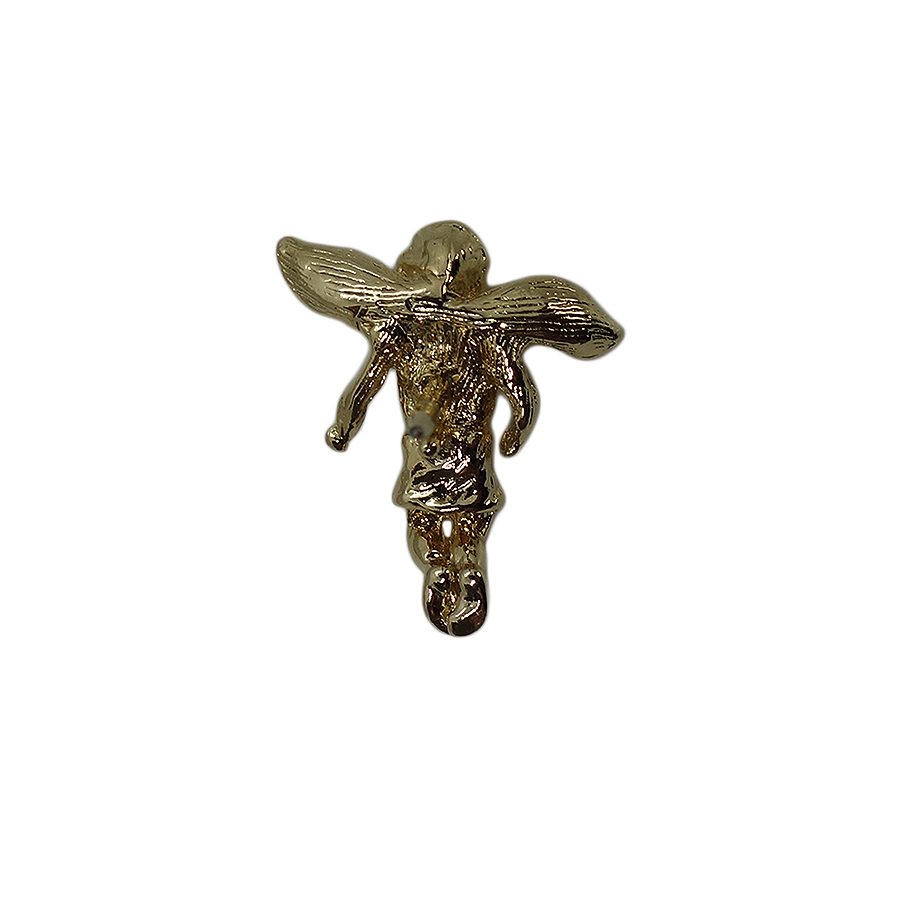 天使 ピンズ エンジェル 金色 留め具付き ラペルピン
