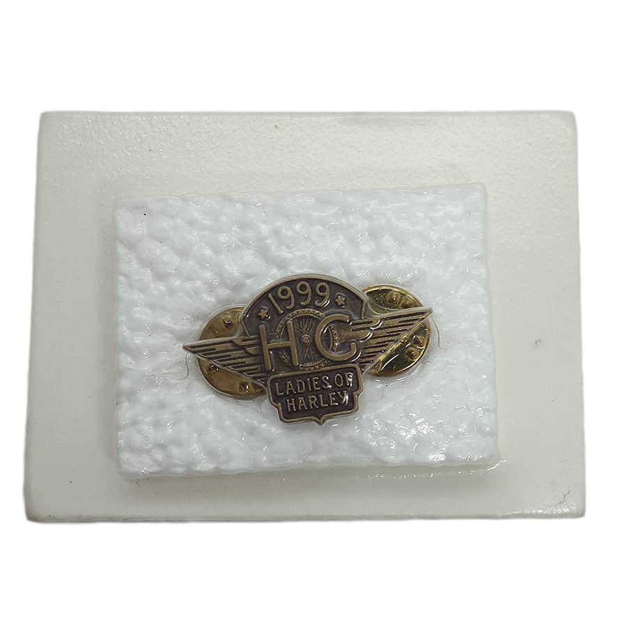 H.O.G. 1999 バイカー ピンズ LADIES ハーレーオーナーズグループ 留め具付き