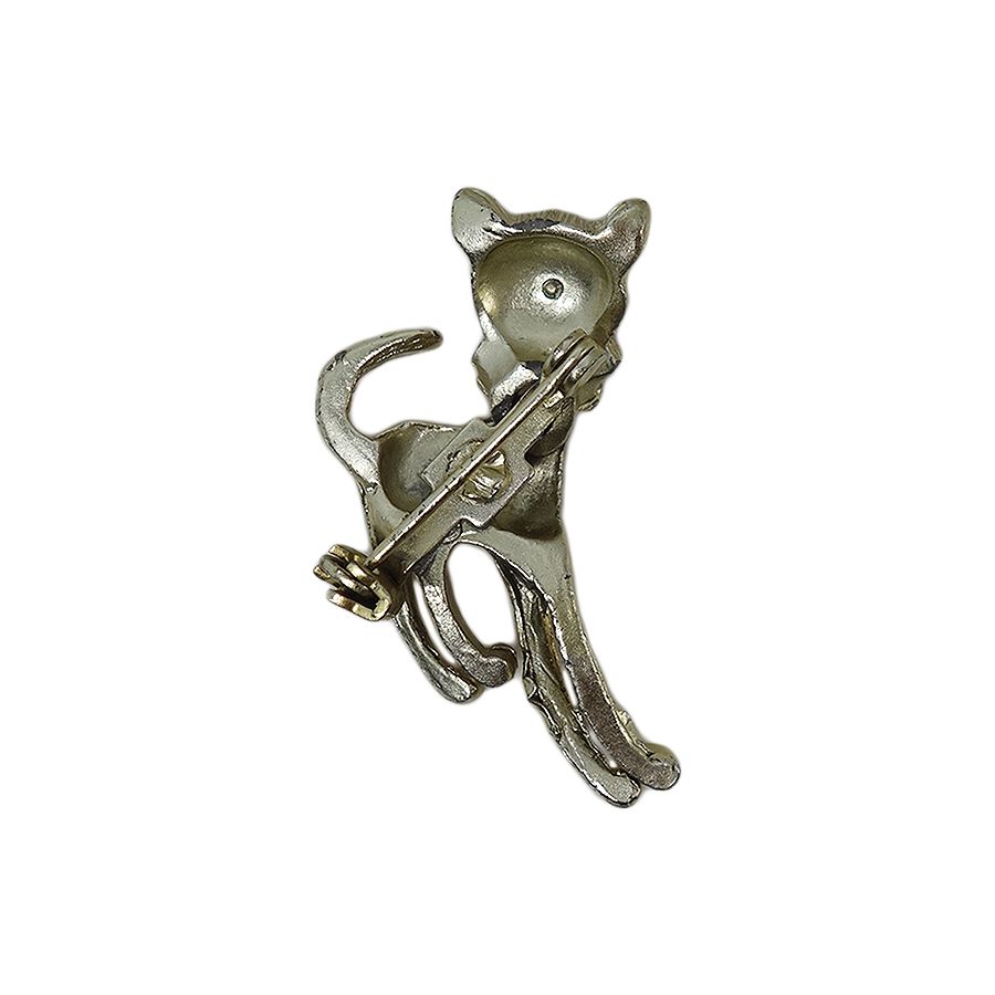 猫 ブローチ