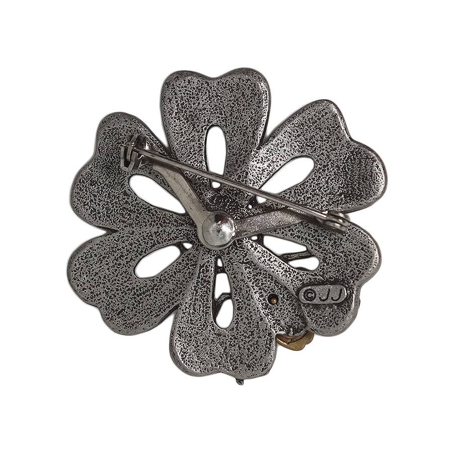 花 虫 ブローチ JONETTE JEWELRY ビンテージ
