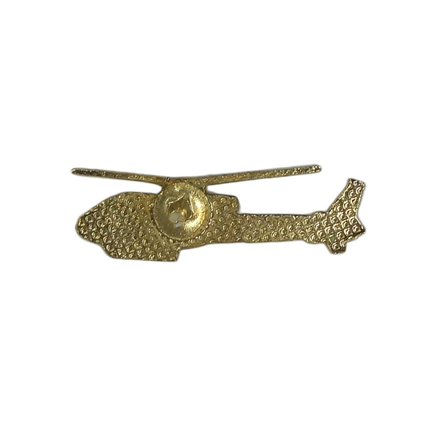 ヘリコプター ビンテージ ピンズ Gazelle Aerospatiale 留め具付き