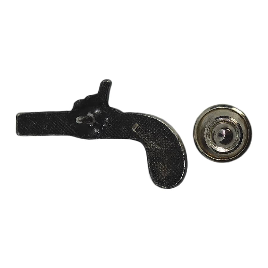 マスケット銃 ピンズ 留め具付き