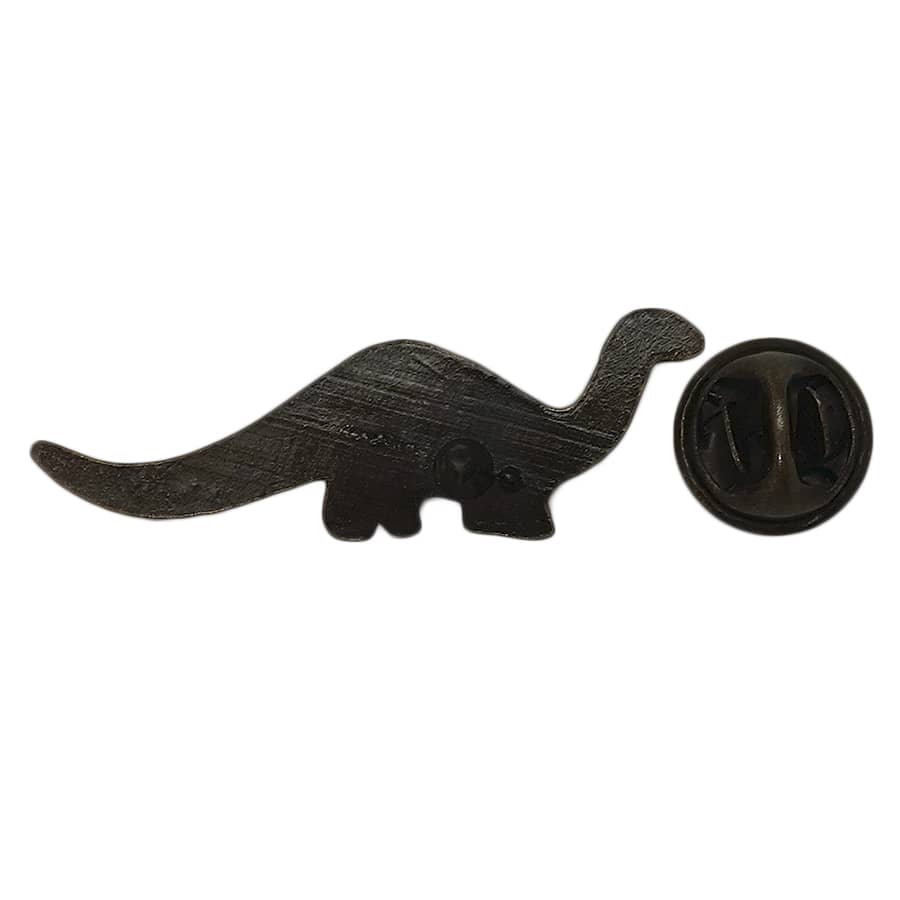 恐竜 ブロントサウルス ピンズ 留め具付き