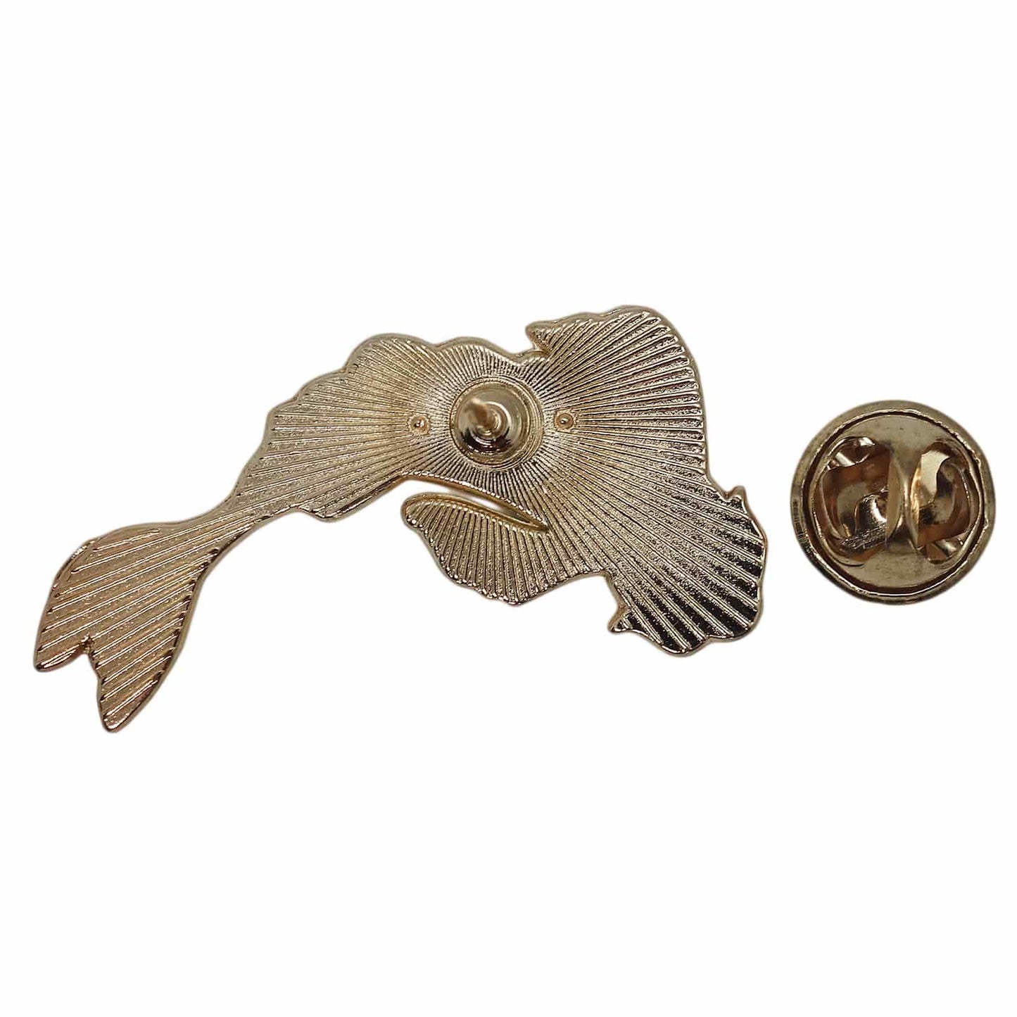 鯉 ピンズ 魚 ピンク 留め具付き