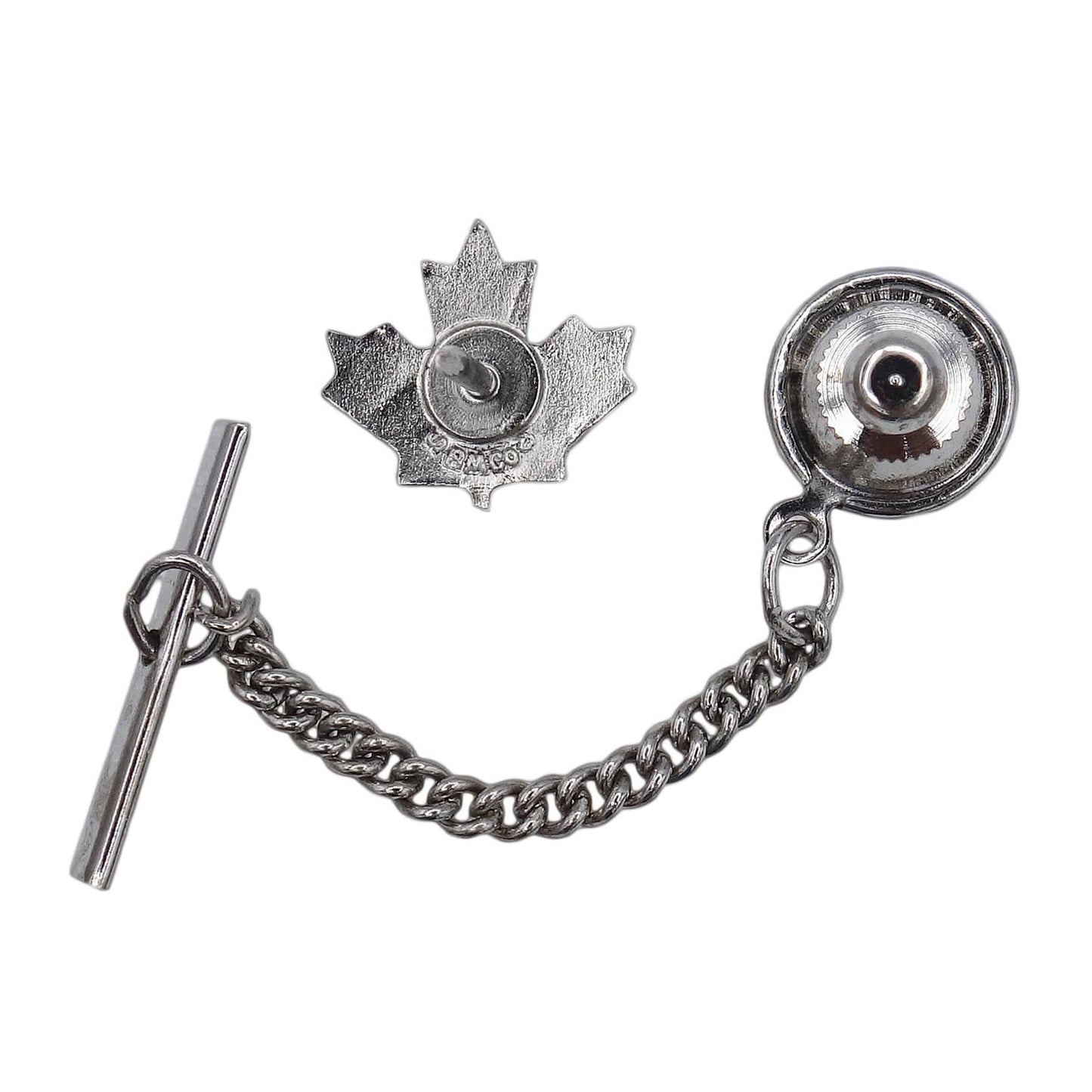 メイプルリーフ タイタック ピン タイピン STERLING BMCO