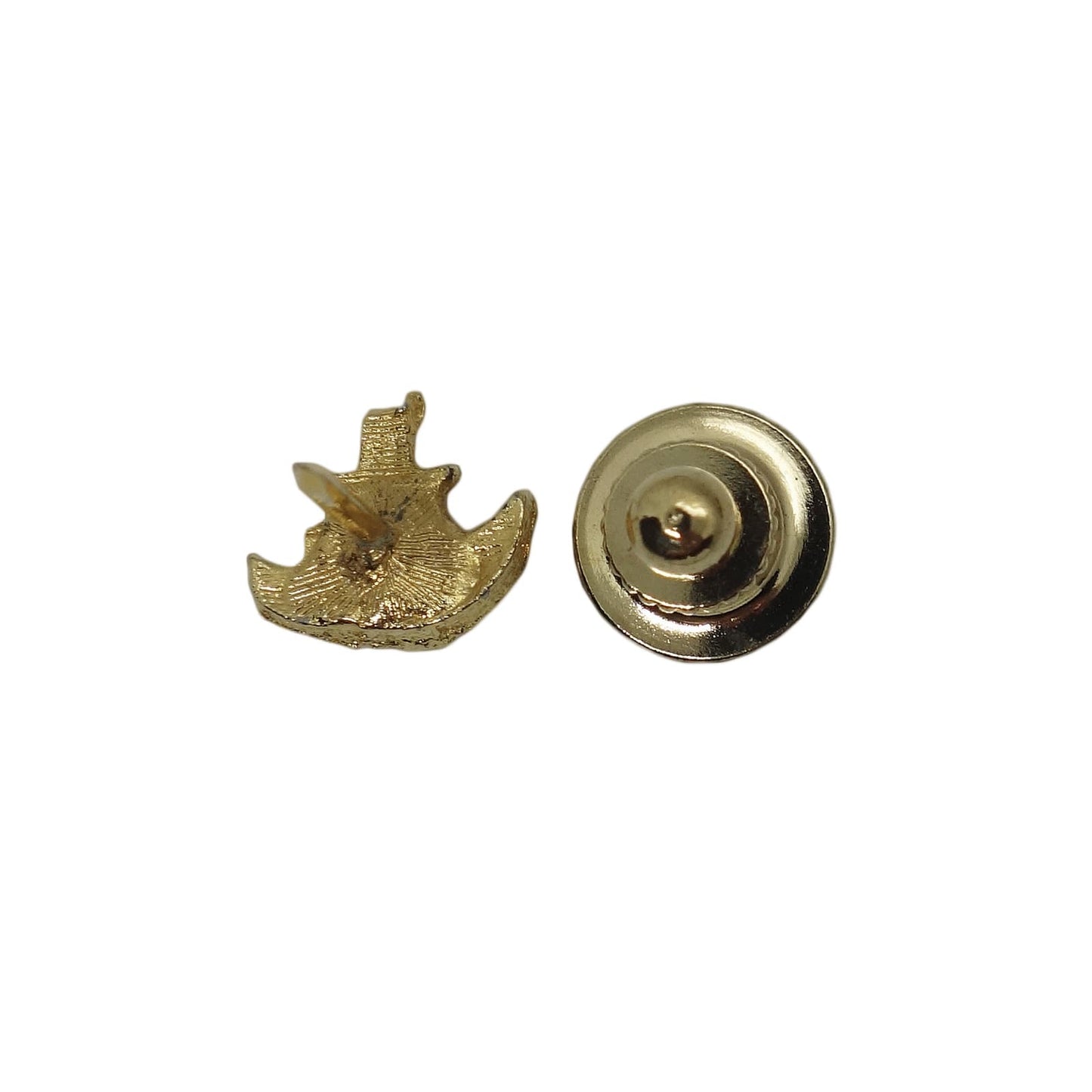 船 ピンズ 金色 小型 留め具付き