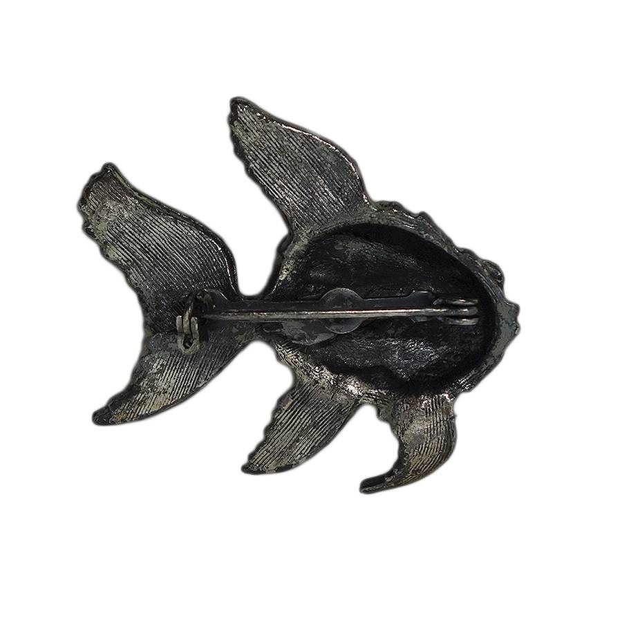 金魚 ブローチ 魚