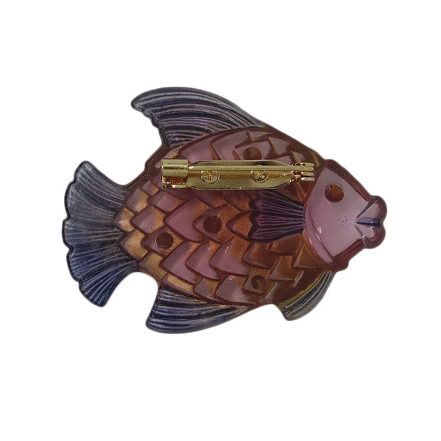 魚 ブローチ