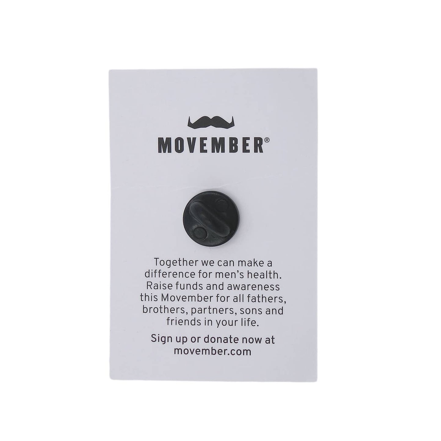 デッドストック ROCK A MO. SAVE A BRO. 口ひげ ピンズ MOVEMBER