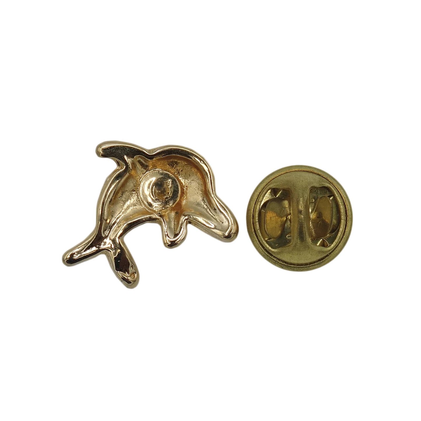 イルカ ピンズ 金色 動物