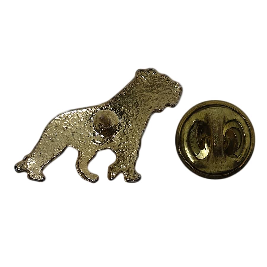 ライオン ピンズ 動物 金色 留め具付き