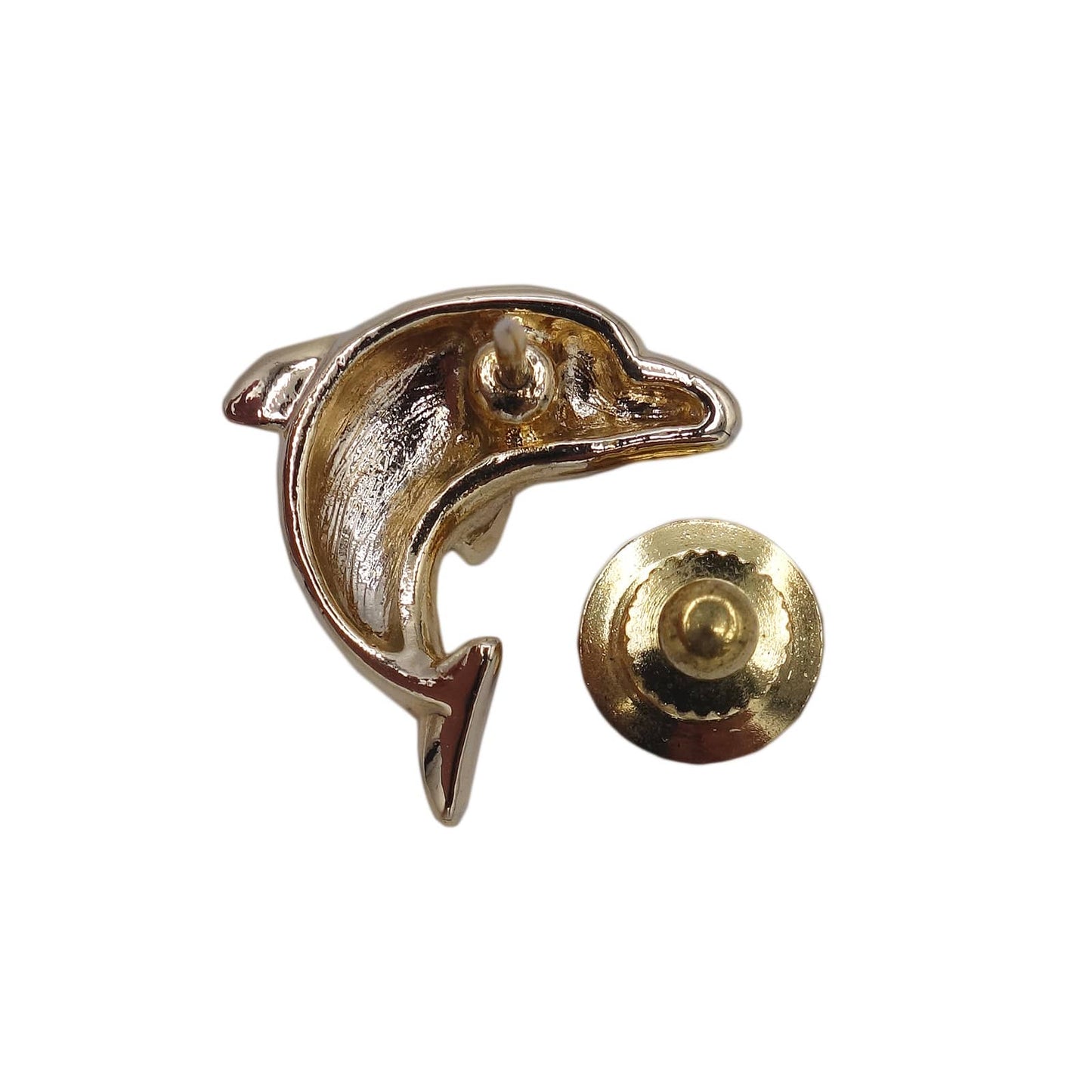 イルカ ピンズ 金色 動物