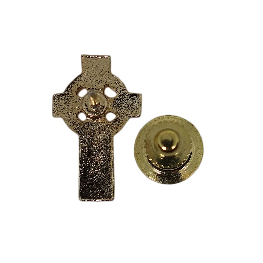 ケルト十字 ピンズ クロス 留め具付き