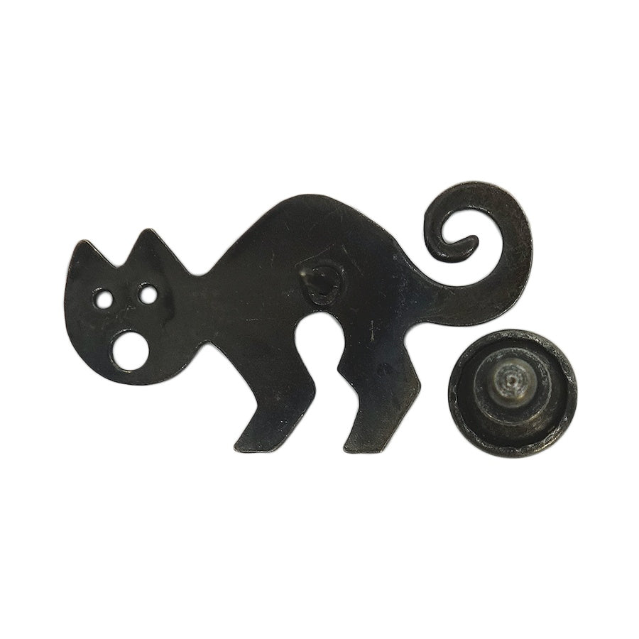 猫 ピンズ 動物 留め具付き