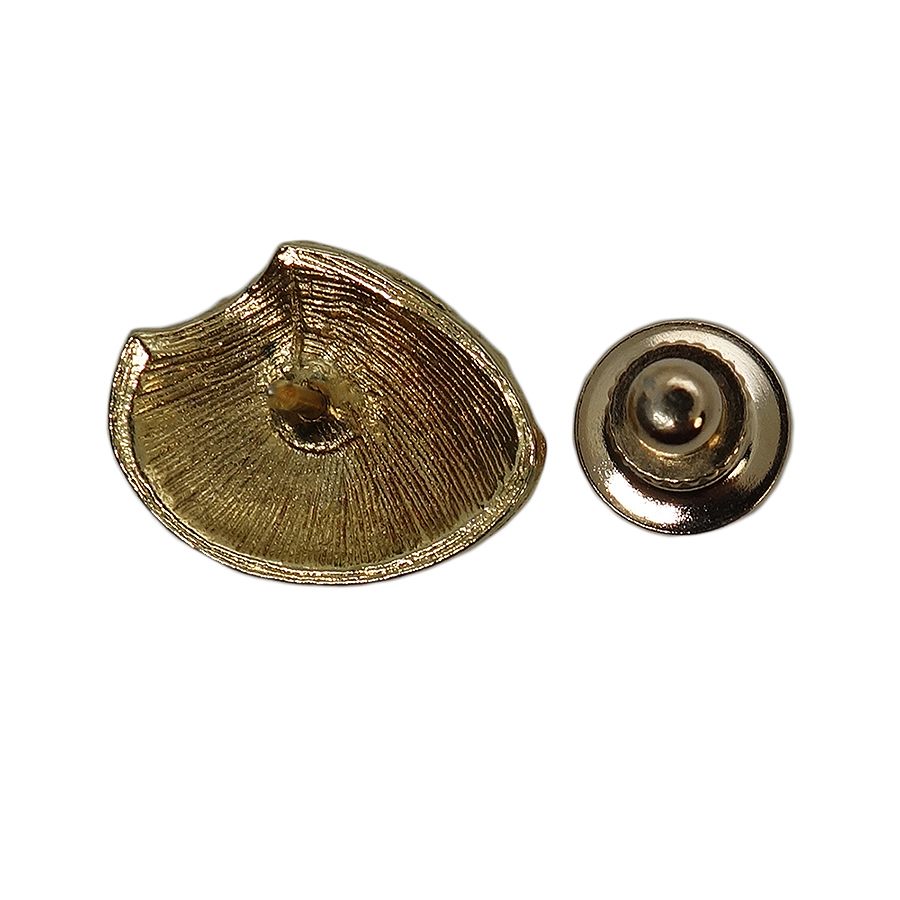 貝 ピンズ シェル 留め具付き