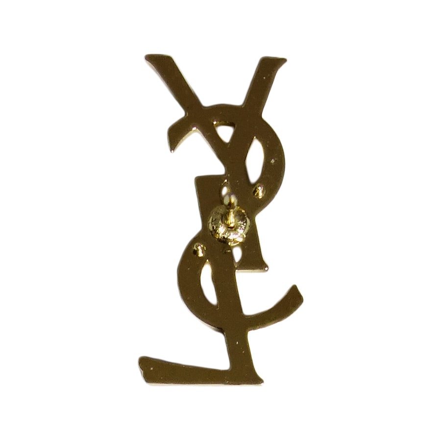 Yves Saint Laurent ロゴ ピンズ イヴ・サンローラン 金色