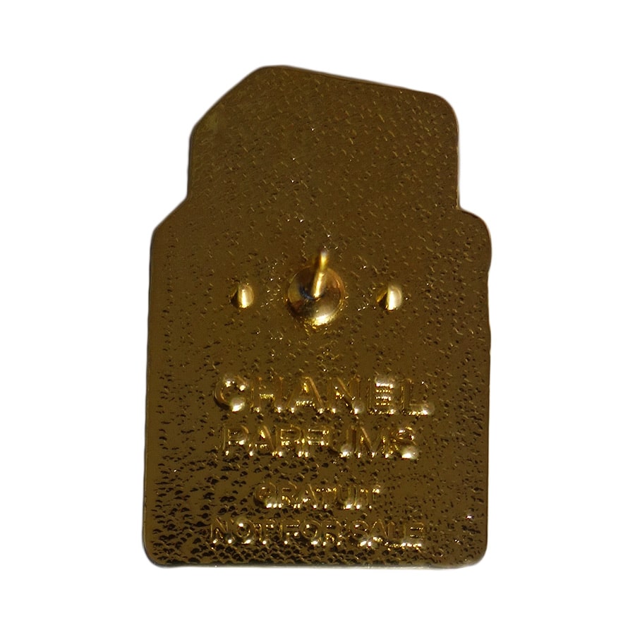 シャネル 香水 ボトル型 ピンズ chanel egoiste 金色 フランス