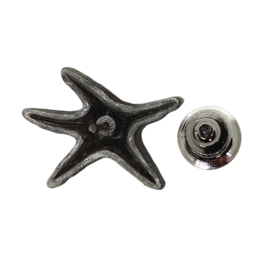 ヒトデ ピンズ 留め具付き