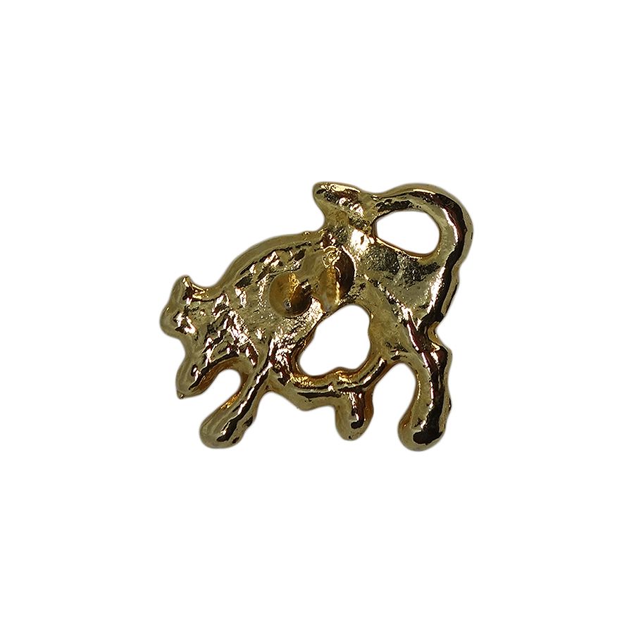牛 ピンズ 金色 動物