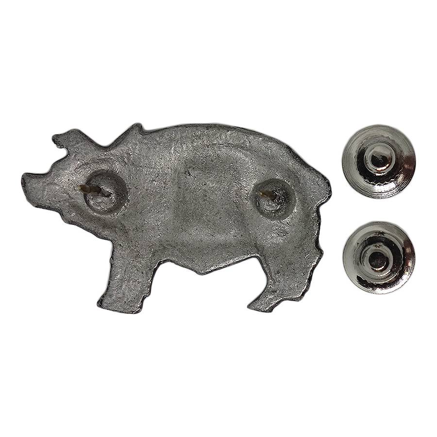 豚 ピンズ 動物 留め具付き