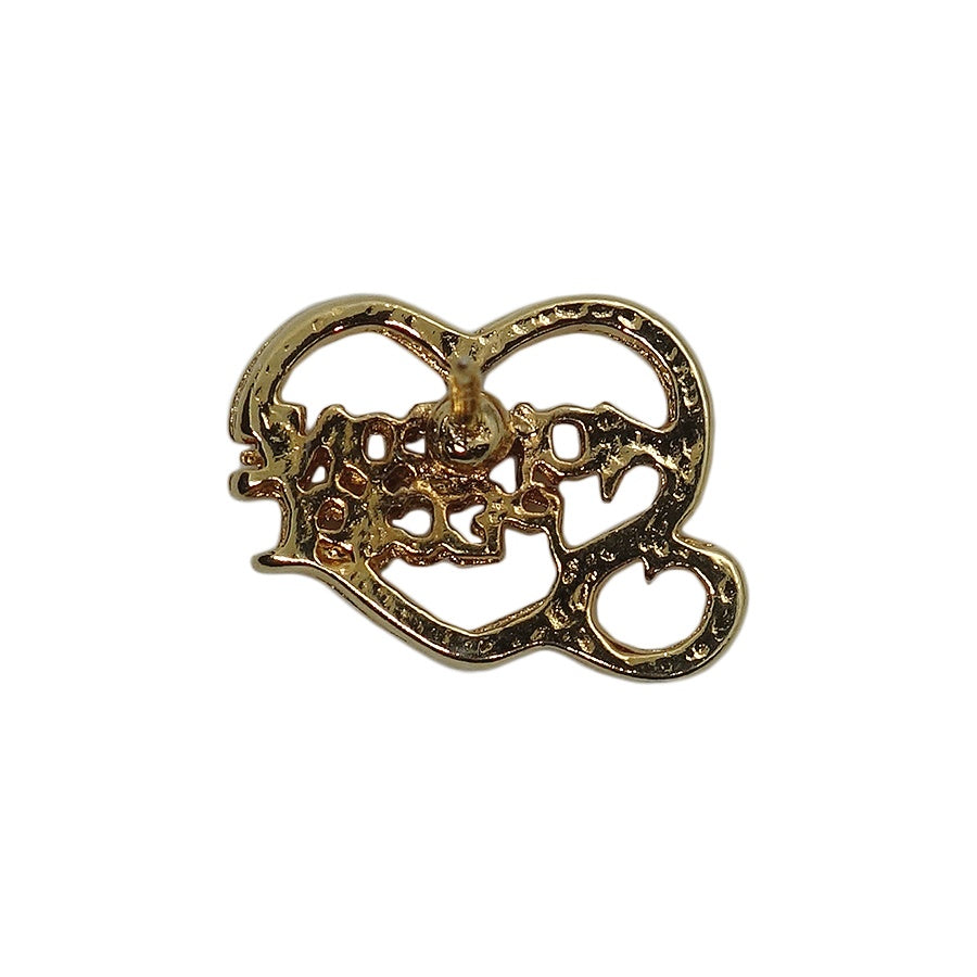 SOMEONE SPECIAL ピンズ 金色 ハート 留め具付き
