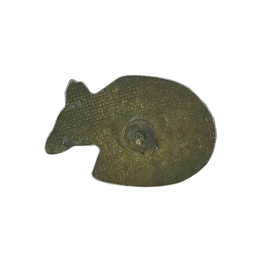 ピンズ アルマジロ USA 留め具付き ピンバッチ 動物