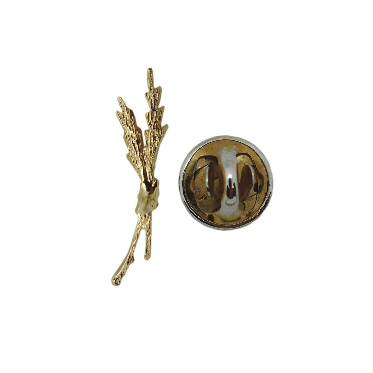 麦穂 ピンズ 金色 留め具付き