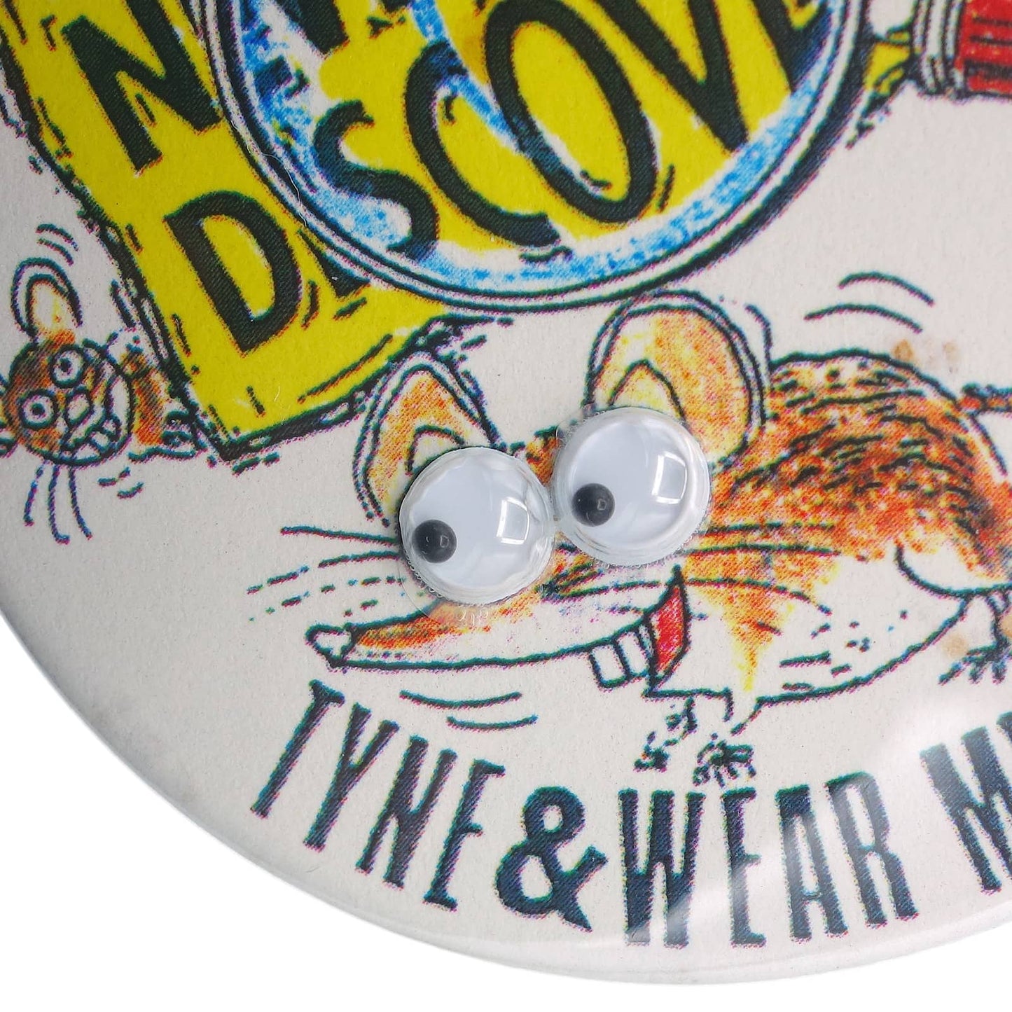 ネズミ NEWCASTLE DISCOVERY MUSEUM 缶バッジ 缶バッチ