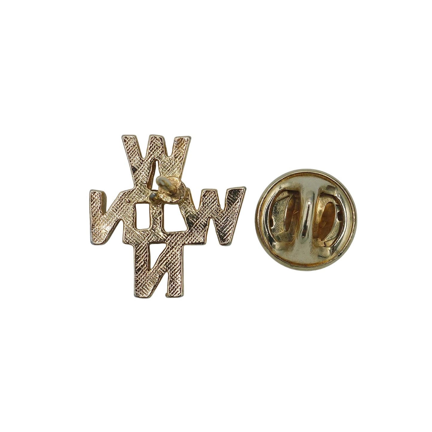 WIN WIN ピンズ メッセージ 金色