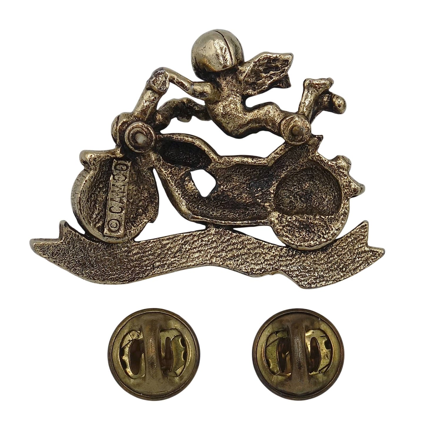 CAMCO バイクに乗った天使 ピンズ RIDE SAFE