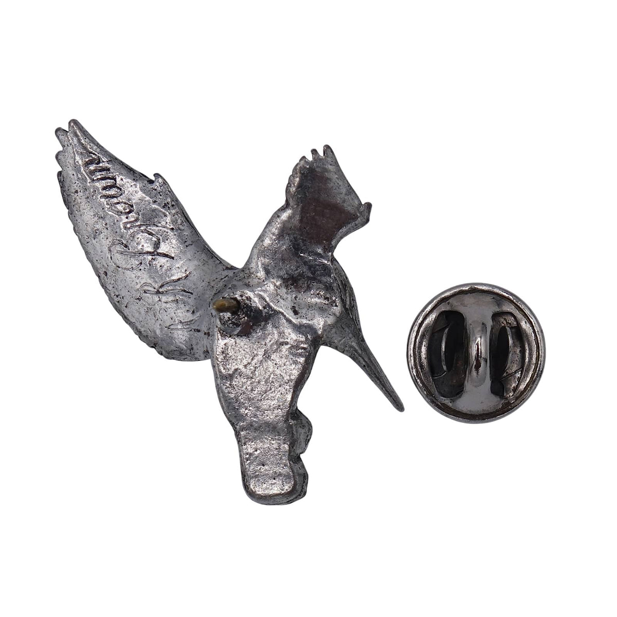 A.R. Brown カワセミ 鳥 動物 ピューター ピンズ アクセサリー ピンバッチ ビンテージ