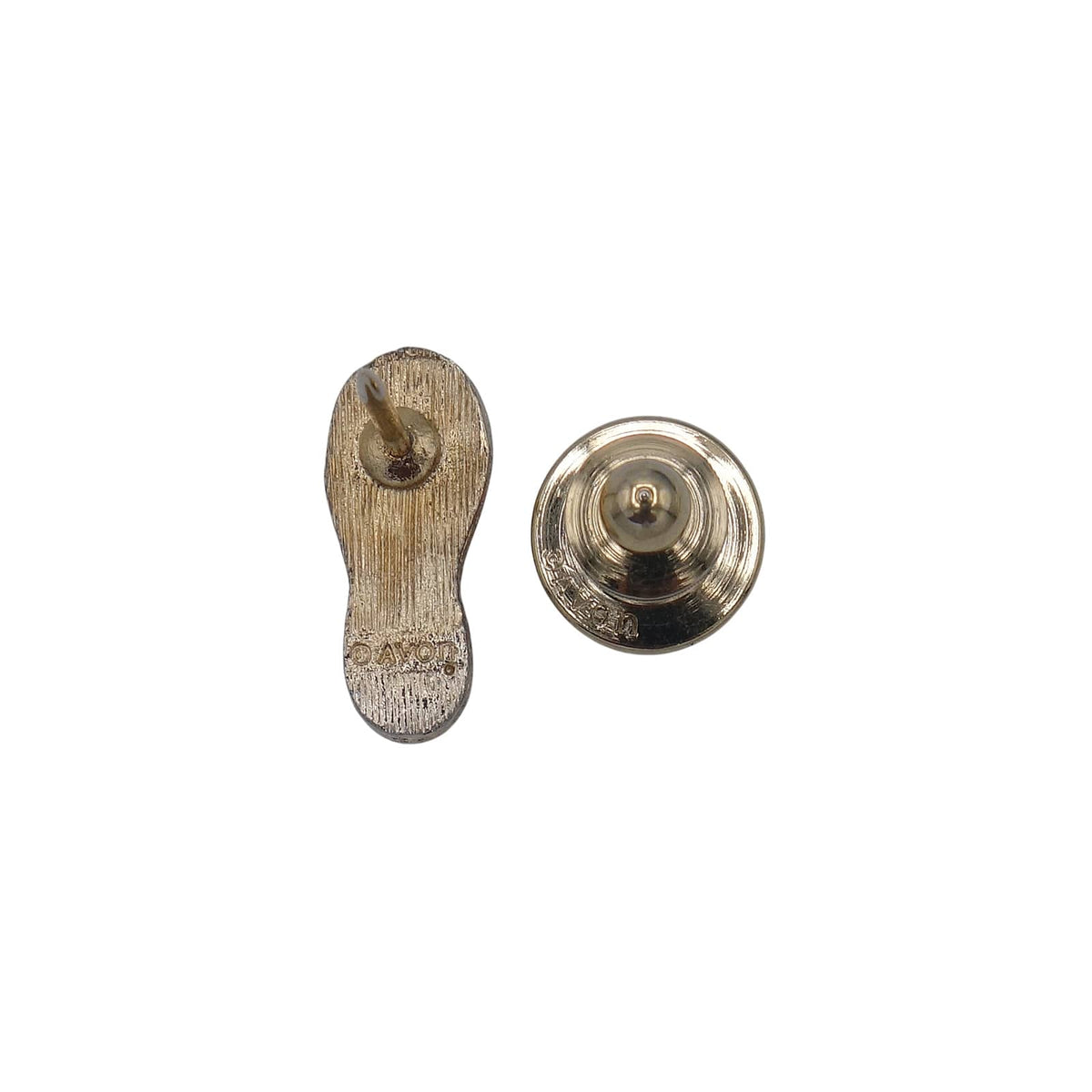 AVON 靴のソール 右 ピンズ 金色 エイボン ラペルピン アクセサリー