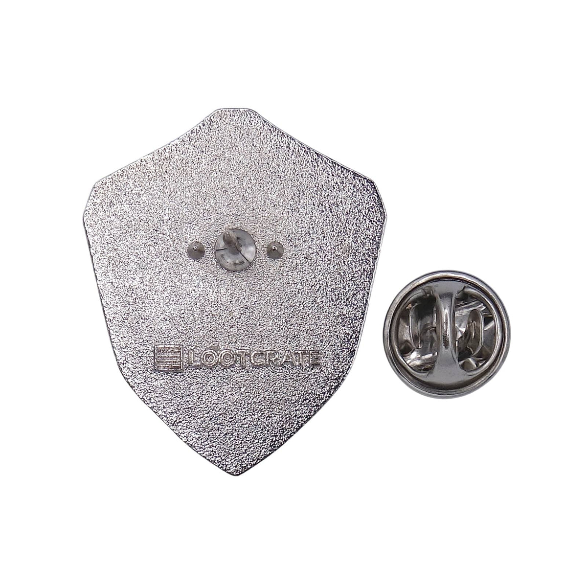 LOOTCRATE D20 シールド型 ピンズ テーブルトークRPG 20面ダイス ピンバッチ
