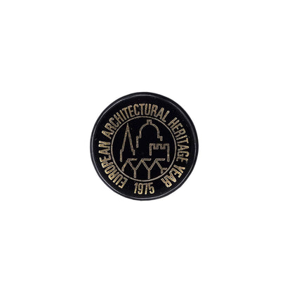 EUROPEAN ARCHITECTURAL HERITAGE YEAR 缶バッジ バッチ
