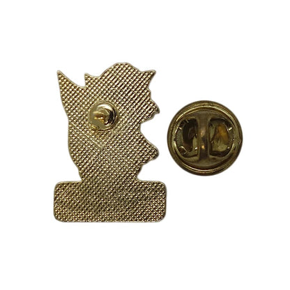 REDFOX CAMERA ピンズ カメラを持ったキツネ 留め具付き