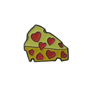 チーズ ピンズ ハート 留め具付き