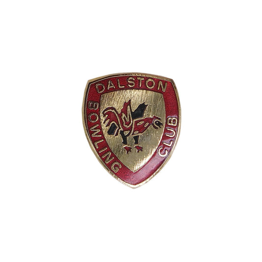 DALSTON BOWLING CLUB ボウリング ピンバッジ 英国 ローンボウルズクラブ