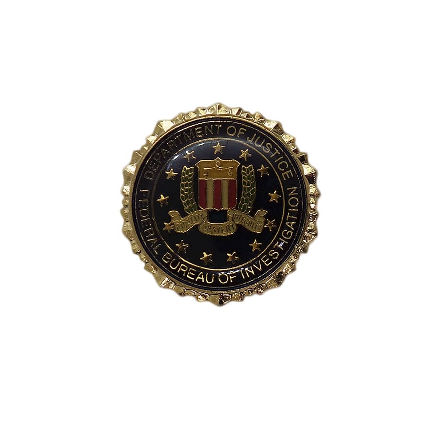 FBI 連邦捜査局 紋章 ピンズ 留め具付き