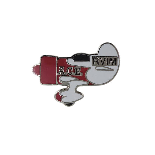 RVIM ピンズ ACE 飛行機 留め具付き