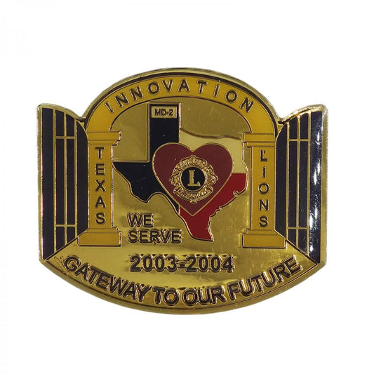 Lions Club ライオンズクラブ ピンズ TEXAS LIONS 留め具付き