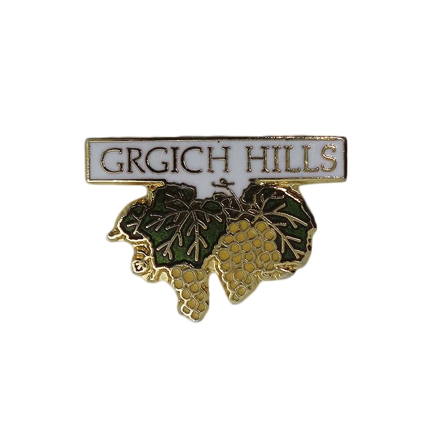GRGICH HILLS ワイナリー ピンズ 葡萄 留め具付き
