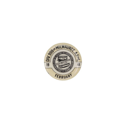 Amalgamated Transit Union 1944年 ビンテージ 缶バッジ バッチ