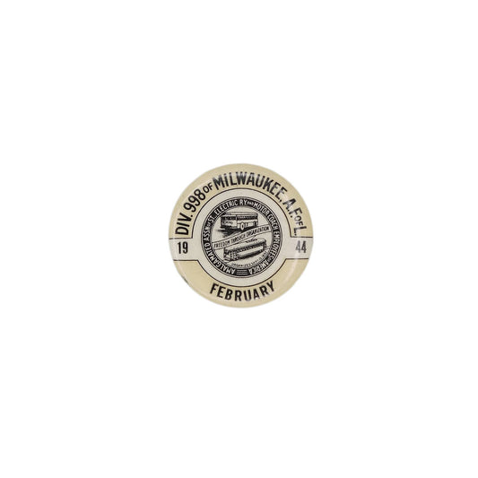 Amalgamated Transit Union 1944年 ビンテージ 缶バッジ バッチ