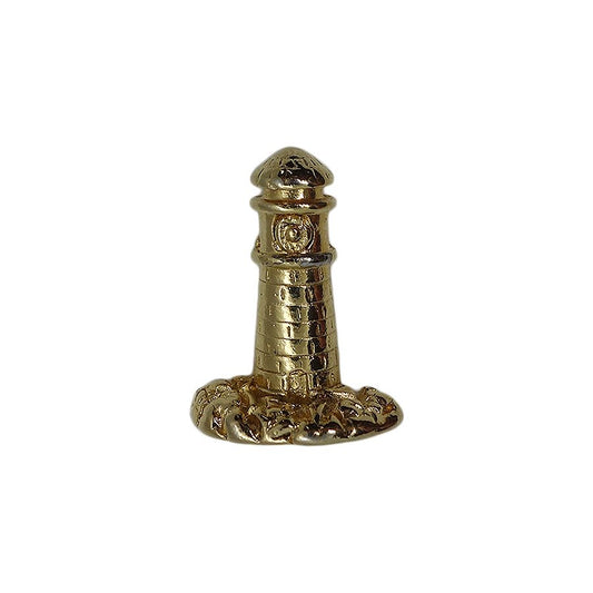 灯台 ピンズ 金色 留め具付き