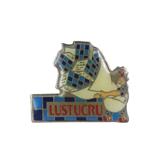 LUSTUCRU パスタ束を持つ男 ピンズ